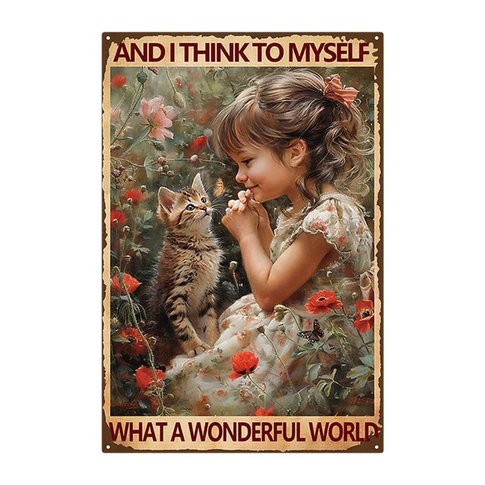 Metal Poster Chicken Easter Eggs Kitchen Decor 20x30cm