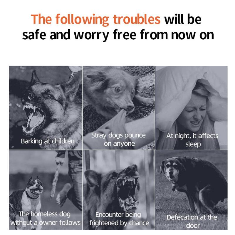 Ultrasonic Dog Repeller High-Powered Bark Deterrent Long-Range Dog Training Dog Repelling Dog Deterrent Outdoor Personal Defence Anti-Barking