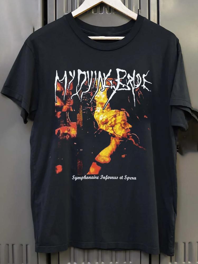 My Dying Bride Symphonaire Infernus et Spera Black All Size T-Shirt QQ1450 Unisex T-Shirt S