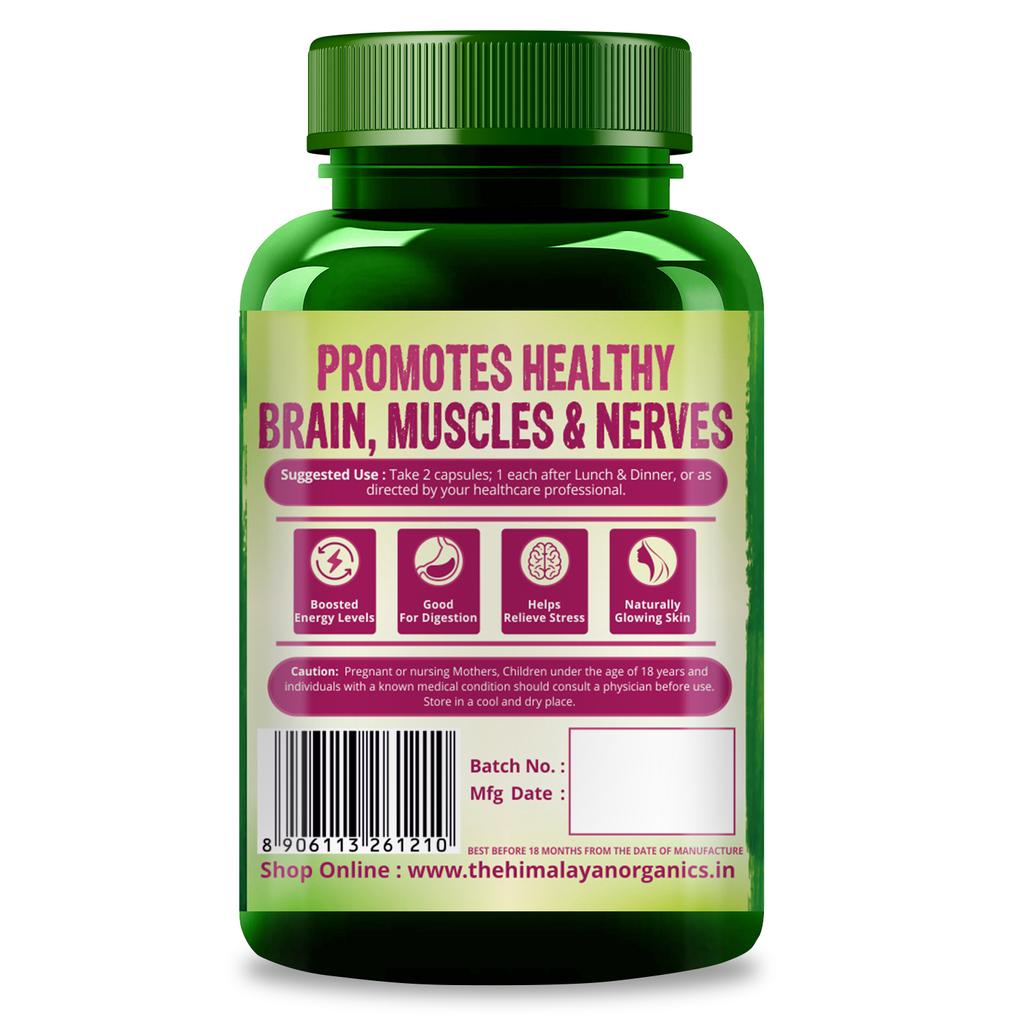 Комплекс витаминов группы В (120 кап), Organic B-Complex Vitamins,  Himalayan Organics