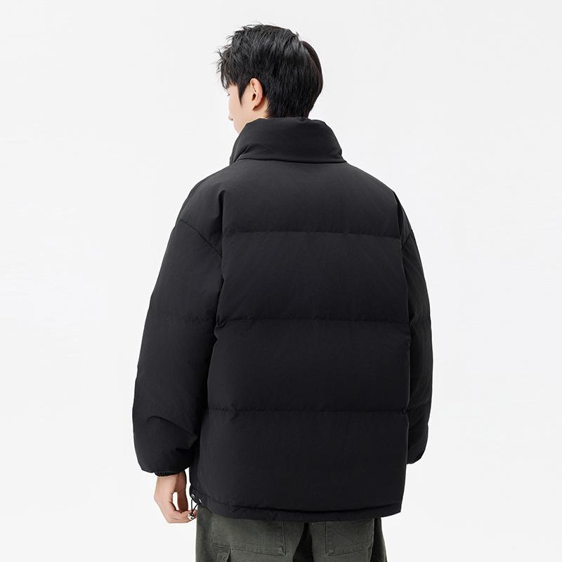 Men's Winter Double-Sided White Duck Down Jacket: Thick, Warm, and Ideal for Couples