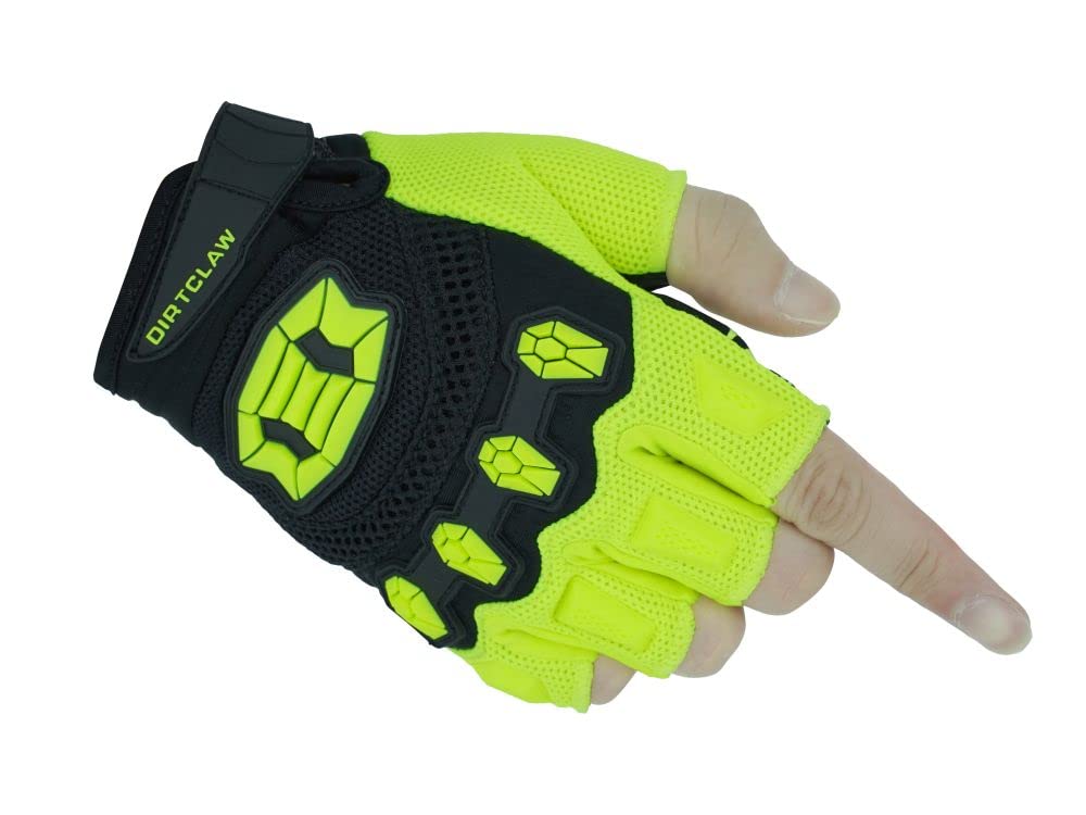Cybertron DIRTCLAW Cycling Bicycle Finger Half Road Shock Gloves, Rękawiczki, Lato, Clipping, Palec, Rower, Outdoor, Oddychające, Absorpcja, Męskie,