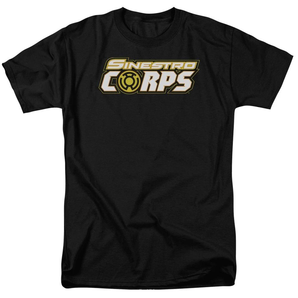 DC Comics - Green Lantern - Sinestro Corps Logo - Adult Unisex T-Shirt - Black L