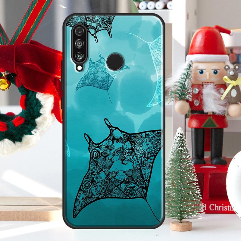 Animal Manta Ray For Huawei Nova 5T 9 10 SE 7i 8i 11i 12i Y73 Y72 Y61 Y91 Y60 Y70 Y90 P20 P40 P30 Lite Case