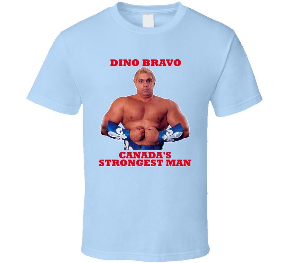 Футболка Dino Bravo Wrestling Canada Strongest Man Унисекс S