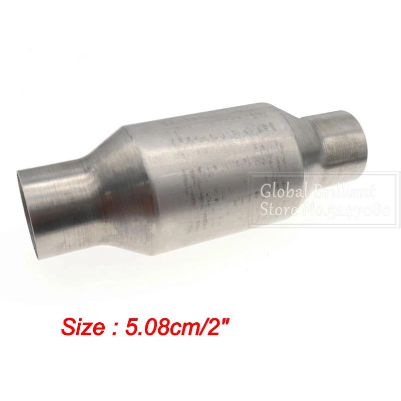 

2/2.25/2.5/3 Универсальный 400-элементный Евро1 Каталитический нейтрализатор Высокопоточный из нержавеющей стали Автомобильный выхлоп Аксессуары для двигателя автомобиля