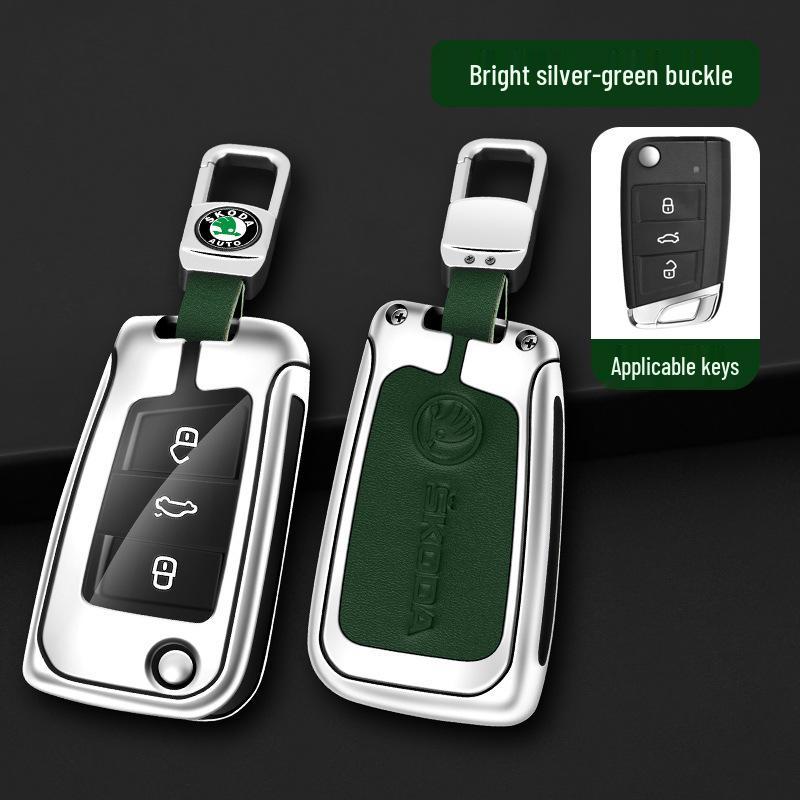 Skoda Key Case for Octavia, Fabia, Kamiq, Superb, Kodiaq, Karoq - Protective Shell