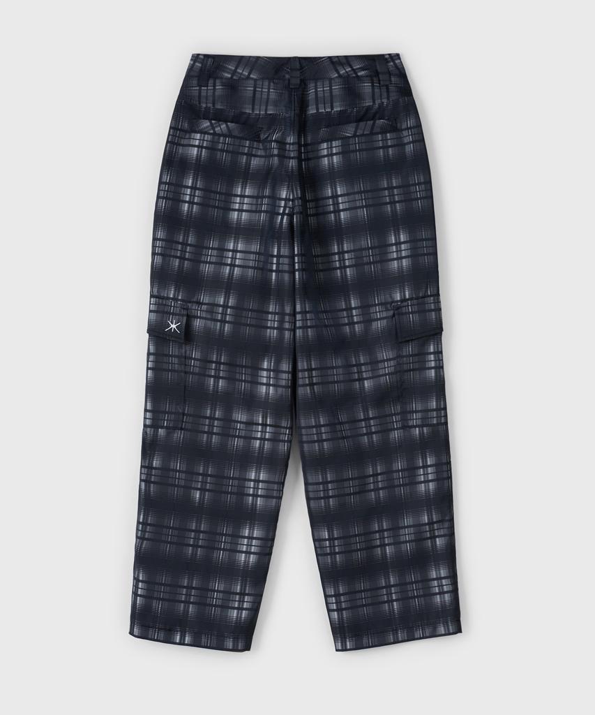 Yunse [Unisex] Check Cargo Pants (Check)