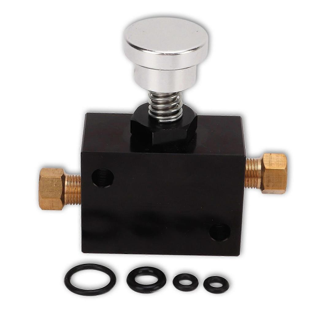 Bremsdruckminderer 1/8NPT 100 bis 1000 PSI Einstellbar Schwarz Kurz Bias Proportionalventil für Rennwagen