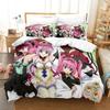 3D Print Yami To LOVE-Ru Bedding Set Duvet Cover Quilt Pillowcase Comforter King Queen Size Boys Adult