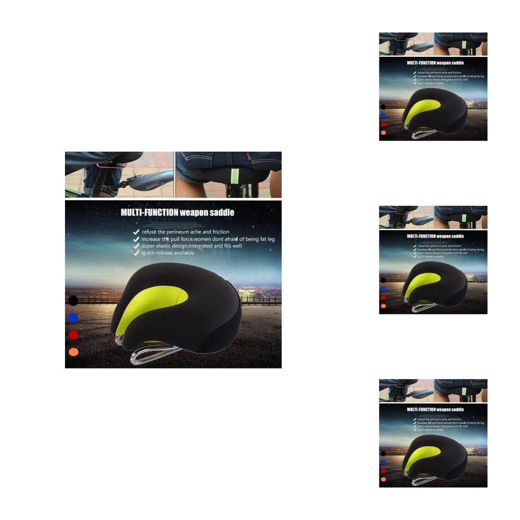 Mountain Mtb Bicycle Bike Saddle Split Nose Cycling Seat Cushion Pad Ergonomic
