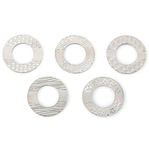 

Подставка для палочек для еды Nousaku - Кольцо (Рин) - Набор из 5 [100% Олово] 501772