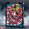 Tenyo in Jigsaw Puzzle Avengers Includes and Service Card (Tenyo) [Made Japan] 1000-Piece Assemble! (51x73.5cm) R-1000-643, Glue, Spatula,