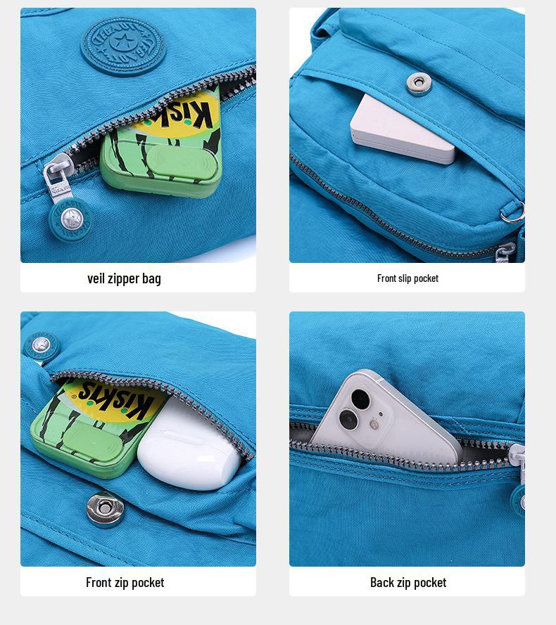 Lightweight Water-Resistant Korean Fashion Women's Crossbody Bag for Commuting and Outings