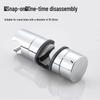 Adjustable Shower Head Holder with Slider for 18-25mm Round Rail