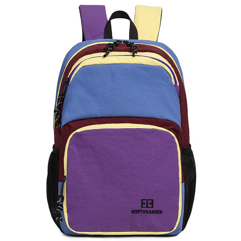 

Outdoor Lightweight Women s Backpack Color Contrast Sports Backpack фіолетовий/синій
