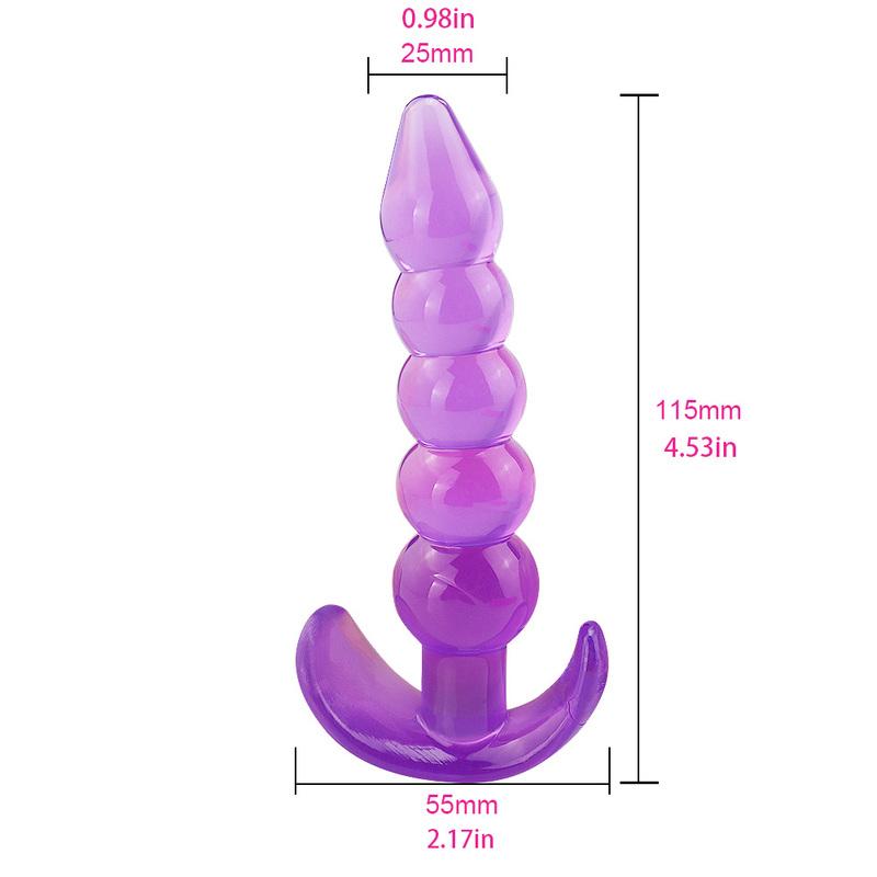 Soft Silicone Anal Plug Dildo Asshole Plug Prostate Massager, Unisex Adult Sex Toys, Ladies Sex Toys