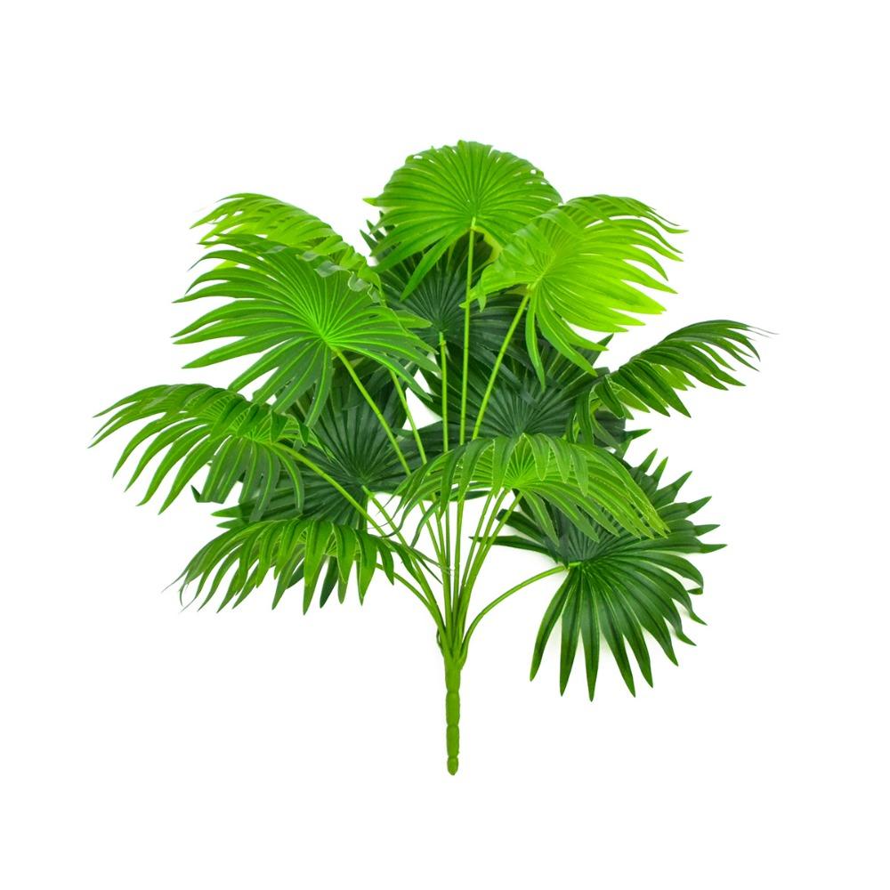 9-18 Leaves Artificial Tropical Palm Leaf Plant Palm Tree  Living Room Balcony Decoration