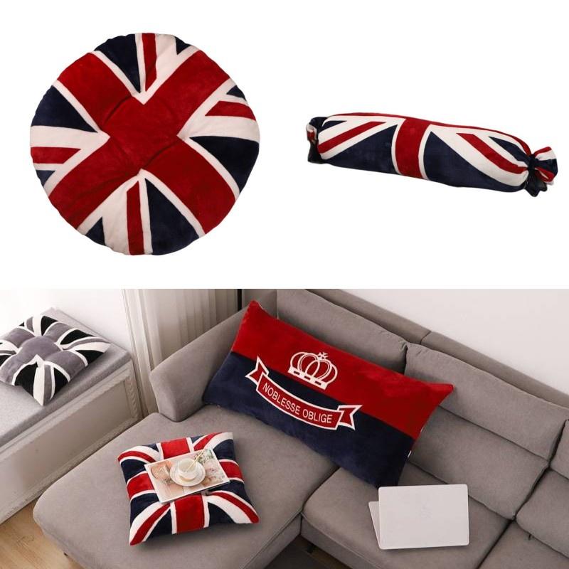 British Flag Decorative Cushion And Pillow Set For Home Decor