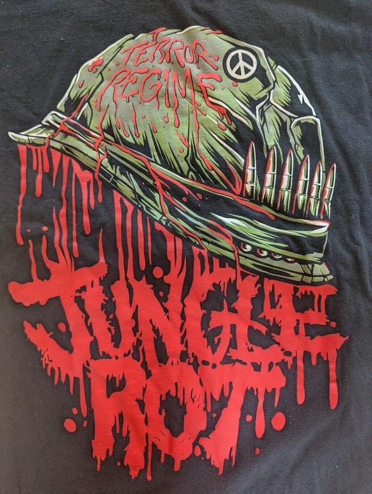 Jungle Rot  Black  Cotton All Size T-Shirt Gift For Friends BL868