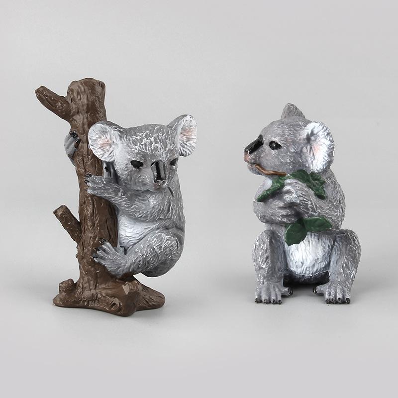 Wildlife Model Simulation Animal Toy Koala Family Koala, Australian Animal Model