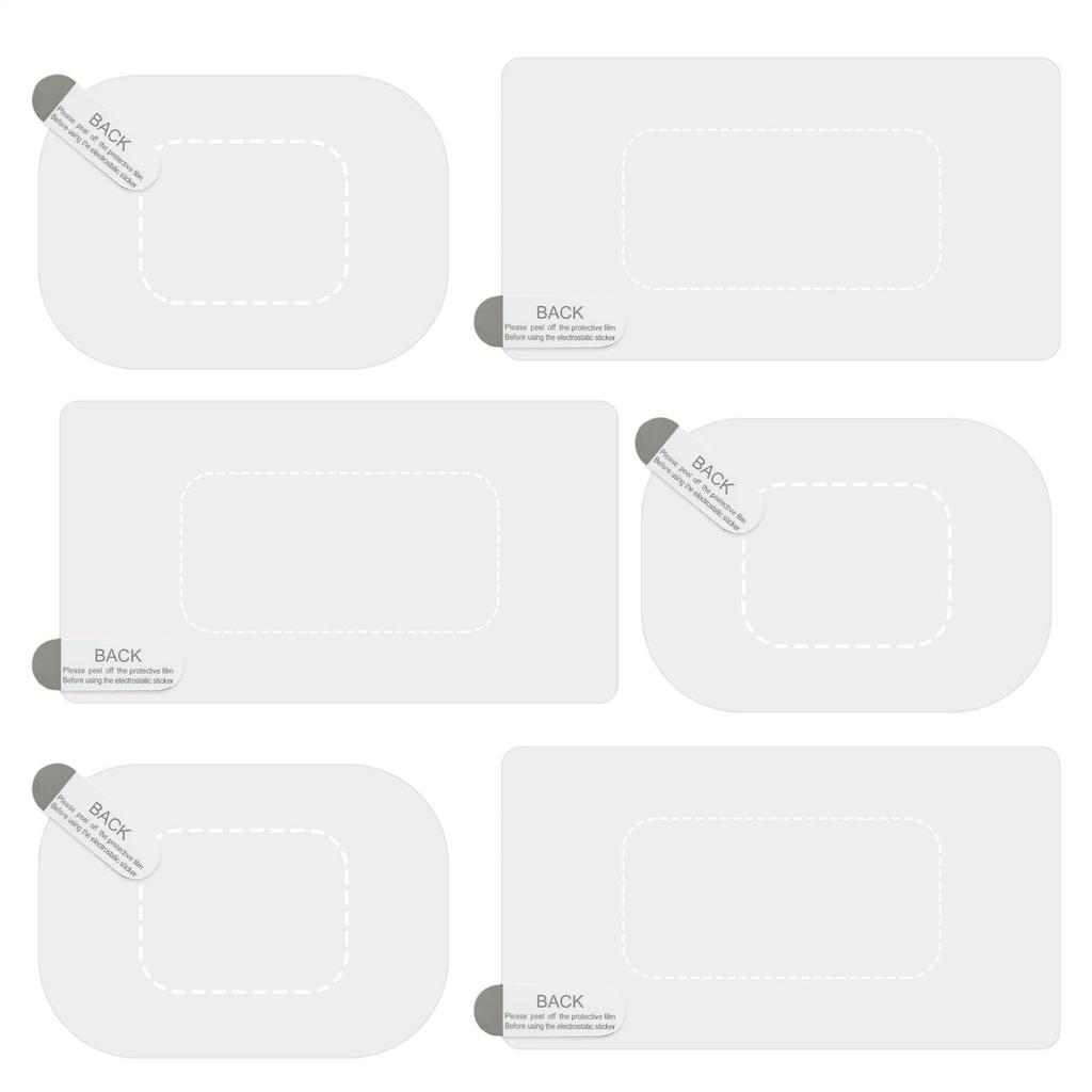 Windshield Sticker Protector, Drive Recorder Front - Electrostatic for Dash Cam 6pcs Vista Front