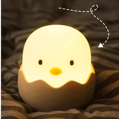 Küken-Ei-Nachtlicht für Silikon-Touch-Sensor Lampara Led für Lampe mit Touch-Steuerung