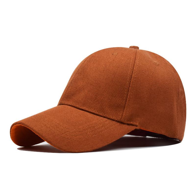 Duck Tongue Hat Sunshade Hat Solid Color Baseball Hat Polyester Cap Breathable