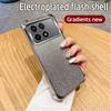 Plating Shockproof Clear Phone Case For Xiaomi Mi Poco M6 Pro 4G X5 X3 X6 Pro X3 NFC C65 13T 12T Pro Soft Silicone Glitter Cover
