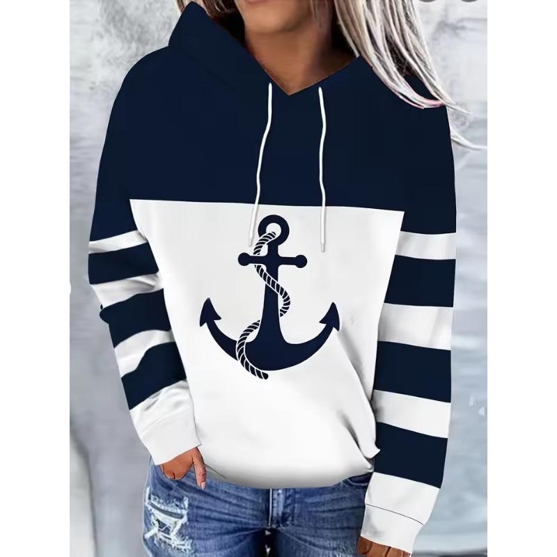 Americká vlajka & Požehnaný 3D potisk Mikina Dámská móda Oversized mikiny Dámské tepláky Písmenkový kabát Mikina s kapsou Pulovr