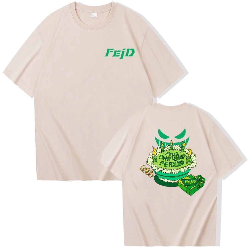 Trend Mężczyźni Kobiety T Shirt Bawełna Tee Ferxxoo Feid Tour Moda Raper Tshirt Streetwear Hip Hop Koszulki Prezent Dla Fanów Ubrania Top
