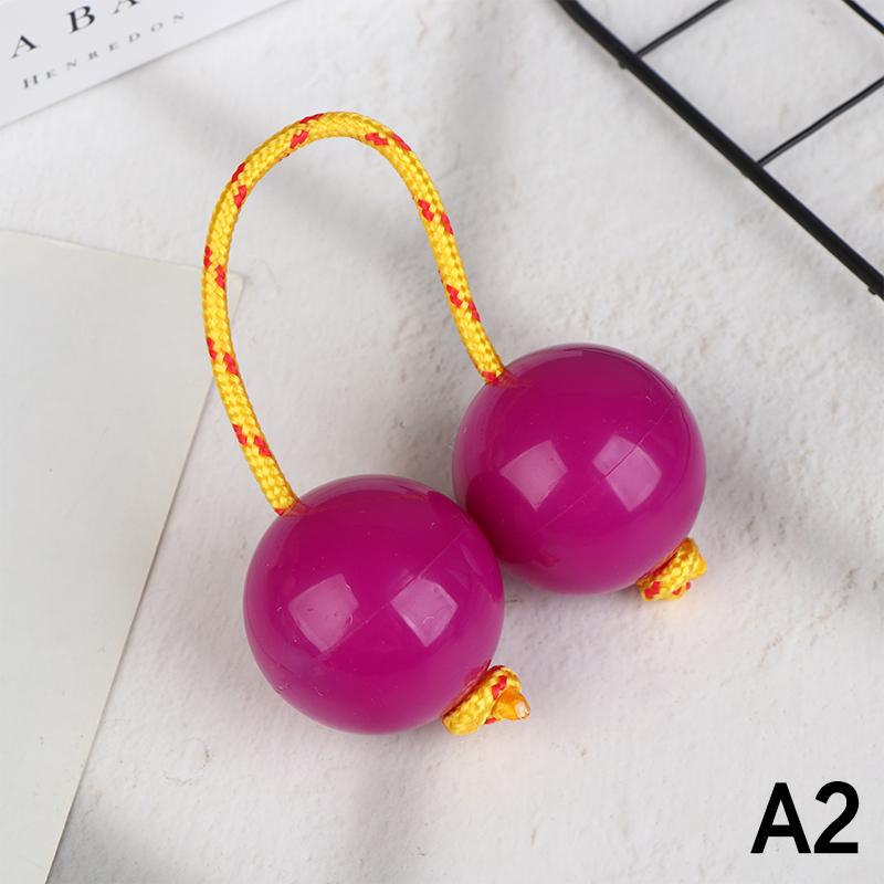 2Pcs Kashaka Rhythmic Balls Portable Rhythmic Fingertip Shaker Single Hand Percussion Instruments For Kid Adults Beginners