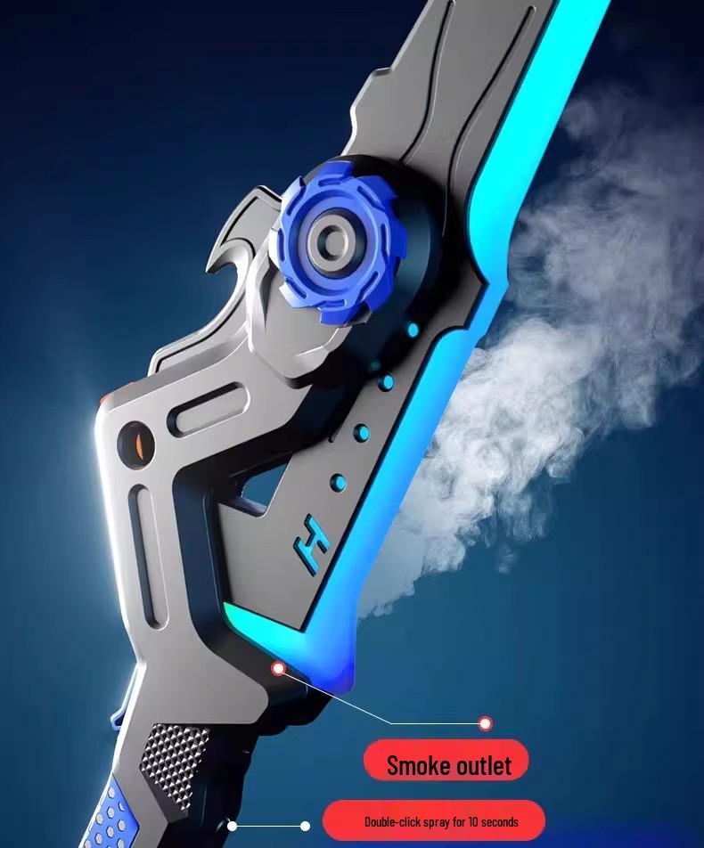 2-in-1 Axe & Laser Sword with Sound and Light Effects - Glowing Toy for Boys