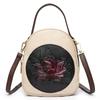 2025 Autumn-Winter Women's Lotus Handbag: Versatile Embossed Crossbody & Shoulder Bag