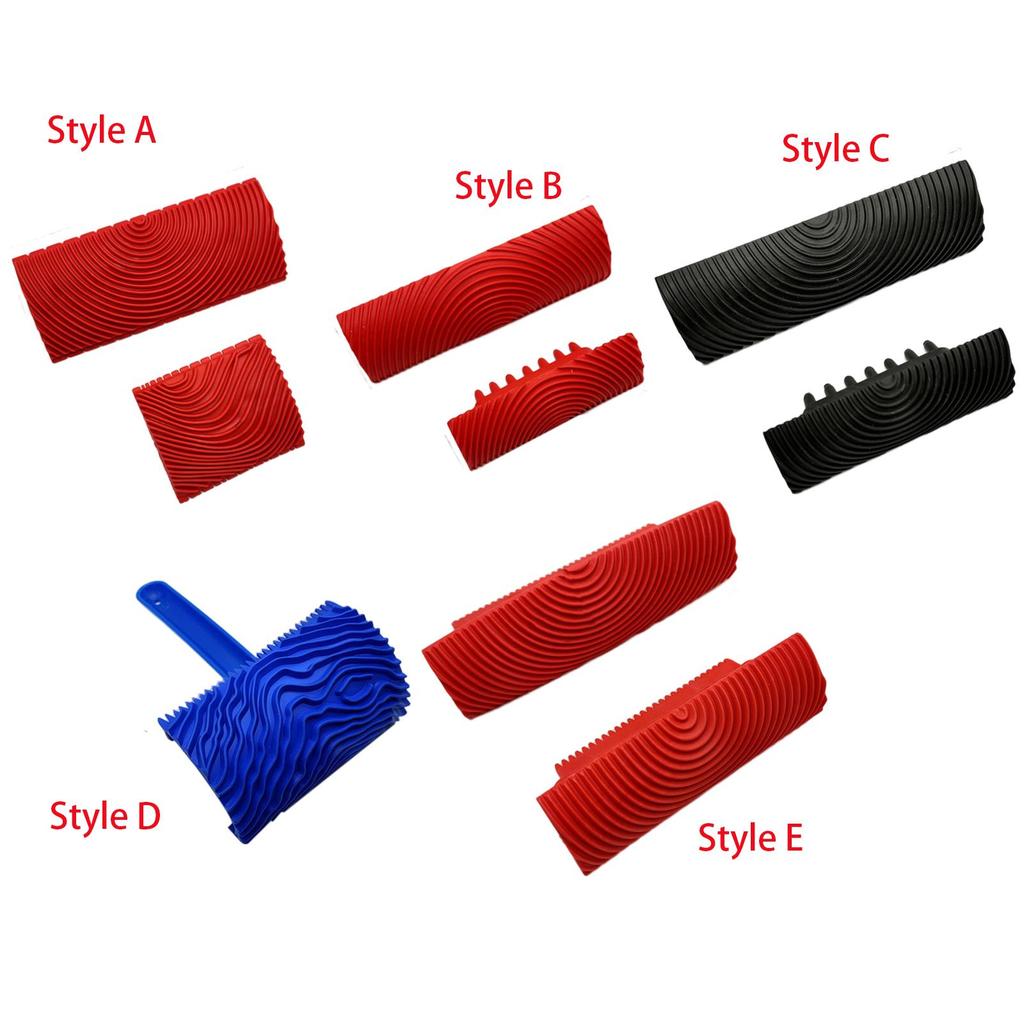 2 Piece Wood Grain Painting Tool Set, Color Looks Like Wood, Wear Resistance, Empaistic Wood Texture Grain Tool for Art Paints