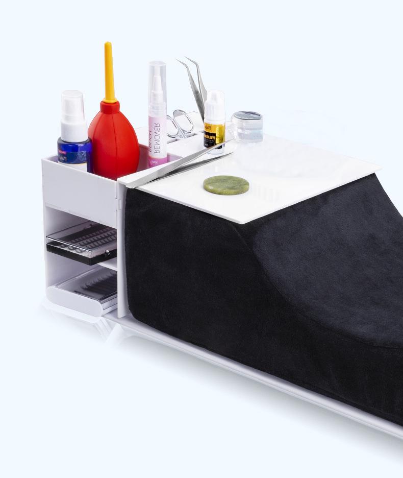 U-Shaped Leather Neck Support Pillow for Eyelash Extensions and Microblading In Beauty Salons.