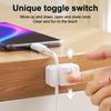 1/3Pcs Cute Cable Clip Adhesive Wire Cord Holder Organizer Winder Desk Cable Fixed Storage For Home Office Car Cable Management