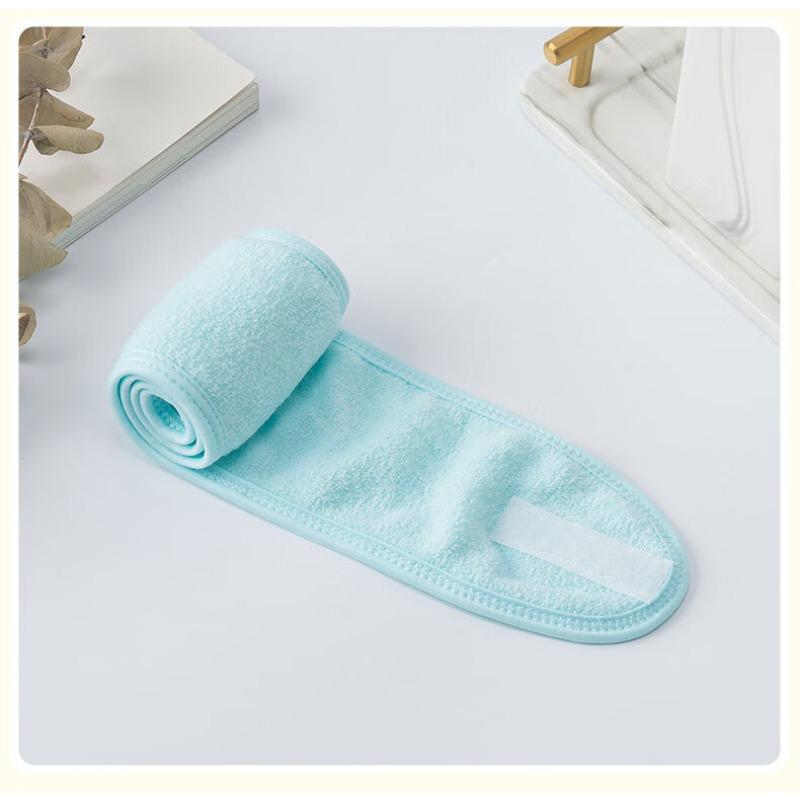 Face Washing Hair Band Beauty Salon Wide Edge Hair Scarf for Women Beauty Makeup Velcro Hair Band