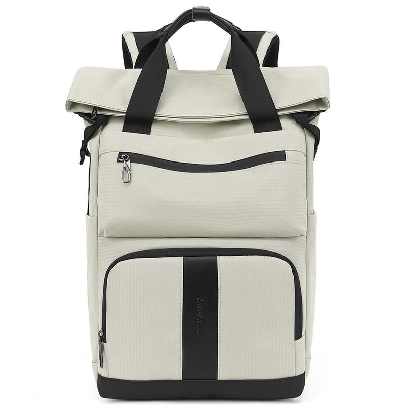 Roll-Top Lightweight Student Backpack 27x14x54cm