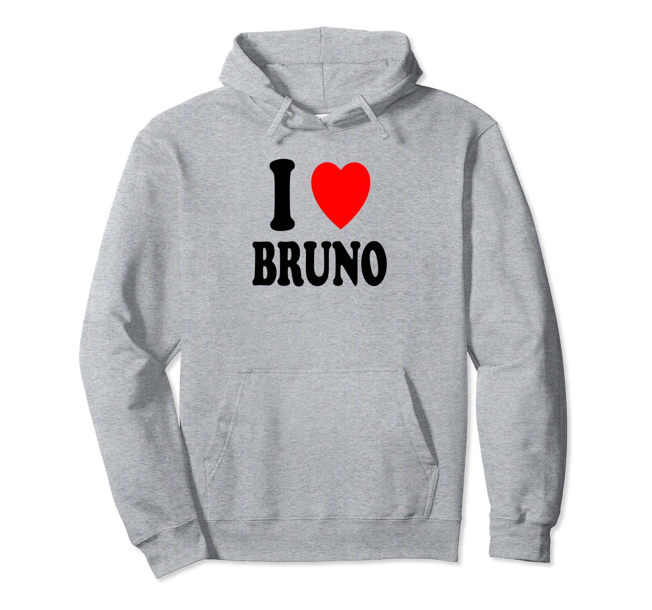 

I Heart (Love) Bruno Cute Matching Couples Hoodies
