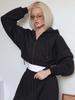 European and American Style Hooded Short Sweater Wide-leg Pants Suit Women, Autumn New Zipper Casual Sports Two-piece Set