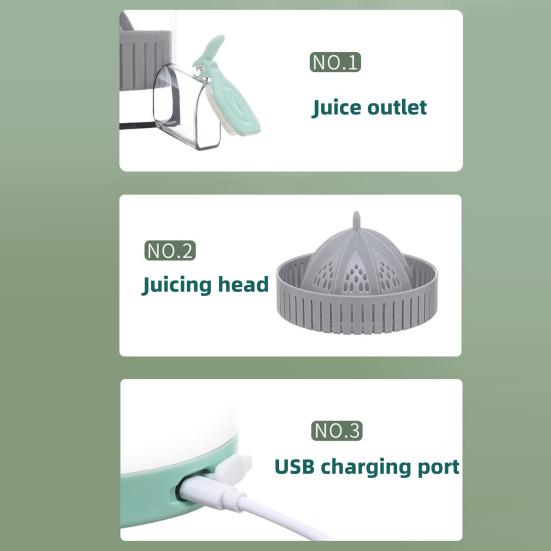 Fruit Juicer Large Capacity BPA Free Easy To Use Compact Size Portable Rechargeable Wireless Electric Mixer Fruit Blender