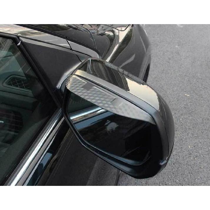 Rain Eyebrow Rear View Mirror ABS Carbon Fiber Fit For Honda CR-V 2017-2022 Trim