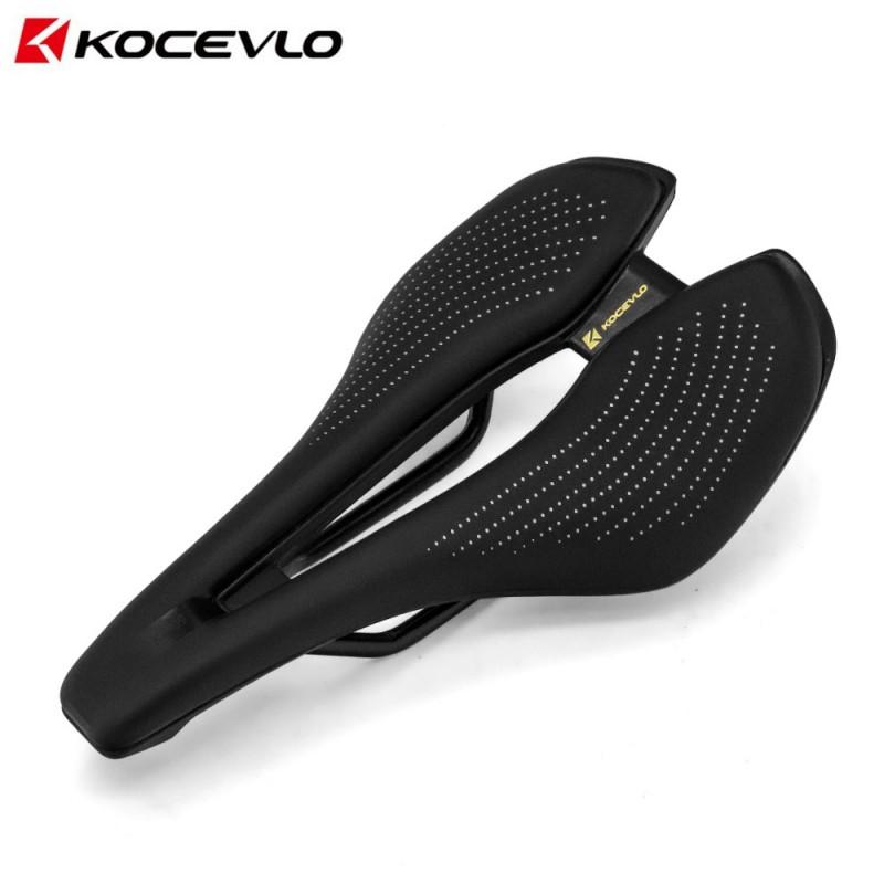 Comfortable Short-Nose Bike Saddle With Hollow Design Steel Base Road Mountain Bicycles