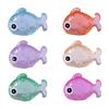 Vibrant Glowing Fish Resin Ornament Cartoon Style For Desktop And Terrarium Decor