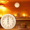 Çap 23cm Sauna Saati Duvara Monte Ahşap Oda