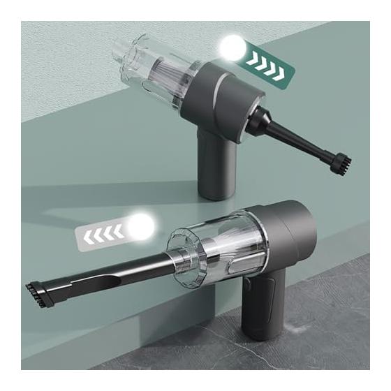 Hand Vacuum Cleaner Air Duster USB Rechargeable Mini Blower Vacuum Cleaner Cordless Multifunctional Cleaning Electronic Equipment Cleaning Goods Desk