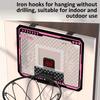 Compacts Indoor Basketball Hoops Remote LED Light Electronic Scoreboard For Bedroom Office Wall Mount Space Saving