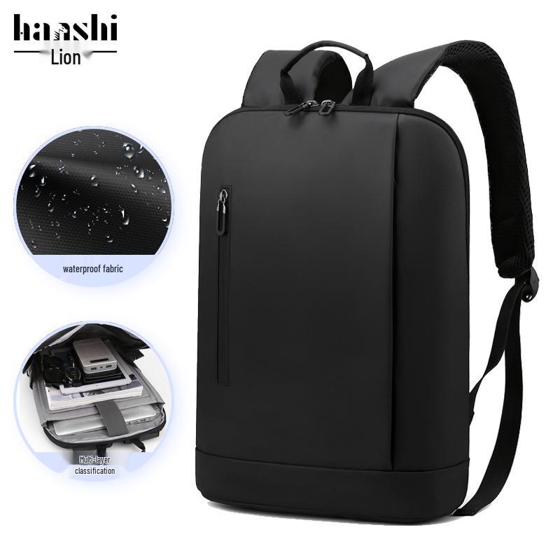 Durable 15-inch Ultra-Thin Men's Business and Student Commuter Backpack