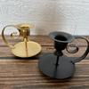 Matte Black Iron Taper Candle Holder for Taper Candles Single Head Candlestick for Wedding Dinning Party Table Candelabra